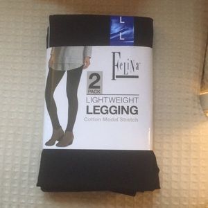 Felina lightweight cotton modal stretch leggings.